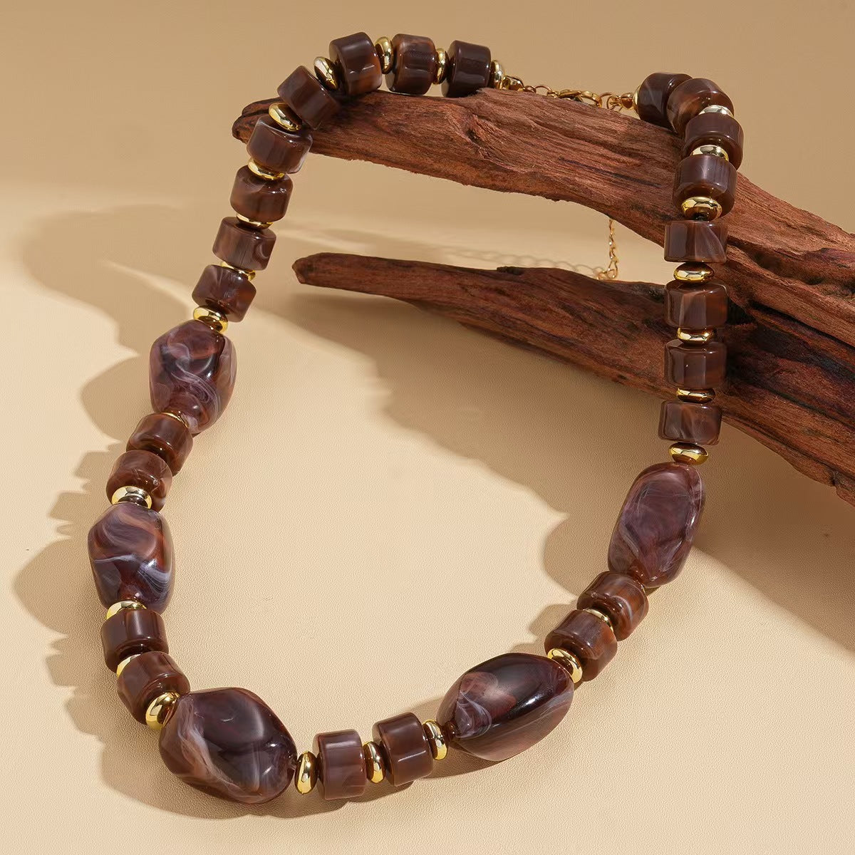 Custom Handcrafted Amber-Style Statement Necklace Collection – Private Label Jewelry OEM