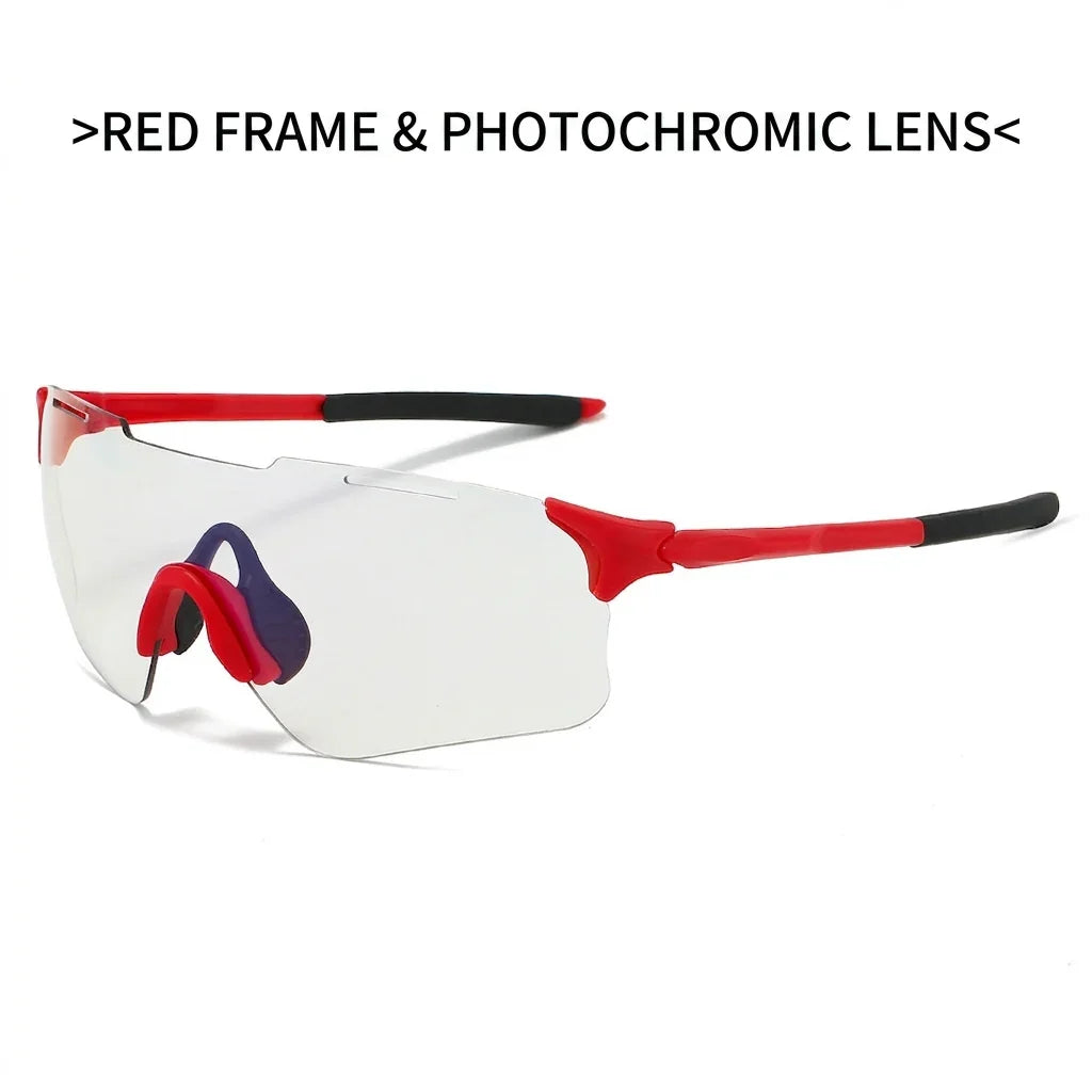Color-changing cycling glasses, stylish sunglasses, fashionable for outdoor activities