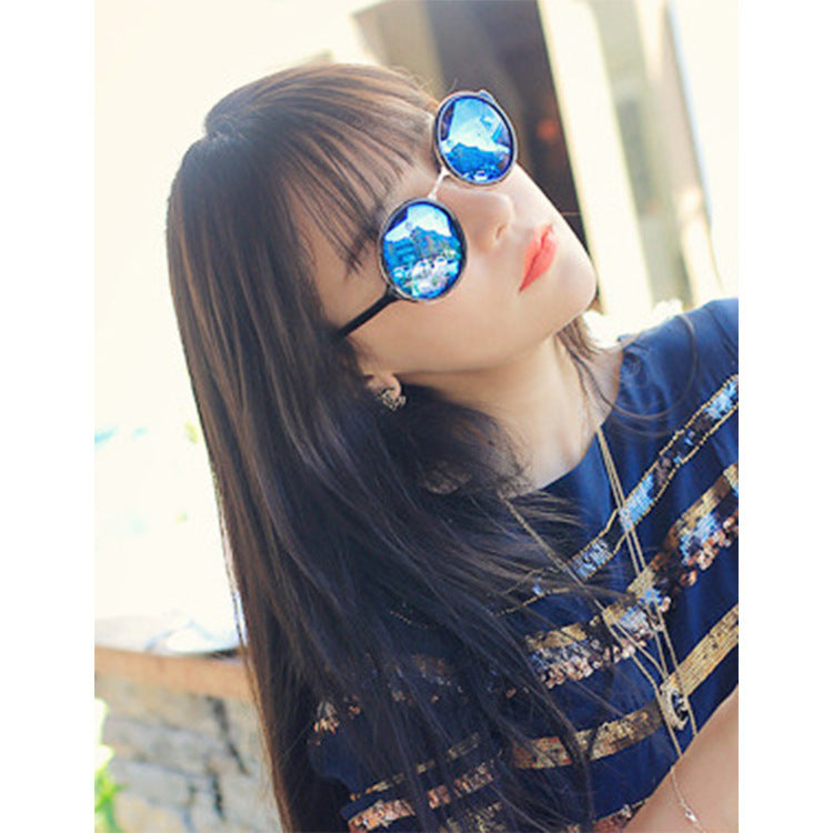 Retro sunglasses, stylish and versatile for fashion enthusiasts. Reflective, colorful, Prince Mirror Sunglasses UV4400 protection
