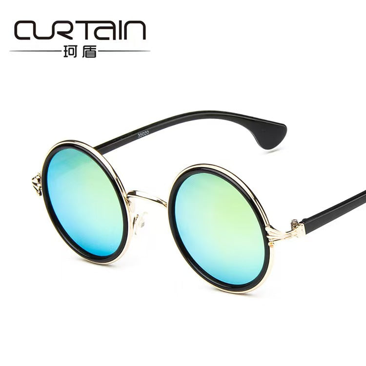 Retro sunglasses, stylish and versatile for fashion enthusiasts. Reflective, colorful, Prince Mirror Sunglasses UV4400 protection
