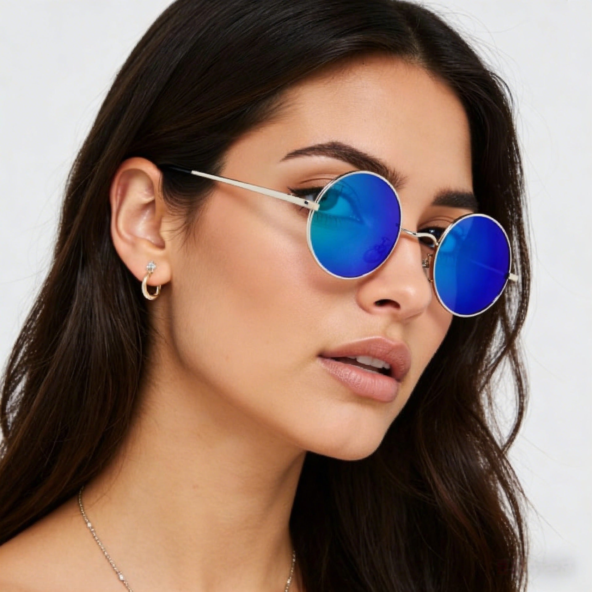 Classic polarized sunglasses, retro prince frames, driving sunglasses, round frames, UV protection glasses