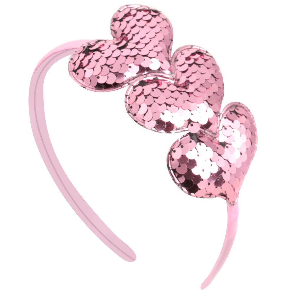 Heart-shaped hair clip for women, Valentine’s Day accessory, creative, feminine, elegant, sparkling, sweet hair decoration, party accessory