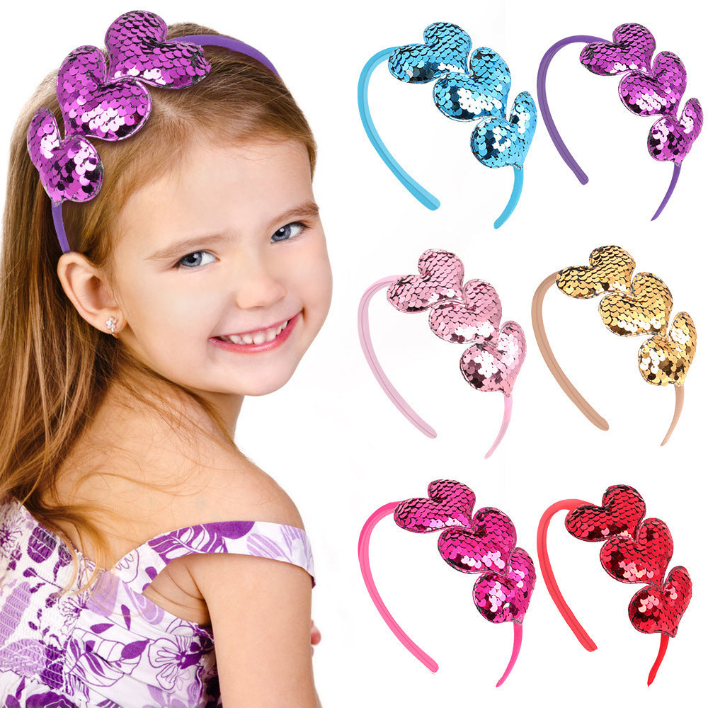 Heart-shaped hair clip for women, Valentine’s Day accessory, creative, feminine, elegant, sparkling, sweet hair decoration, party accessory