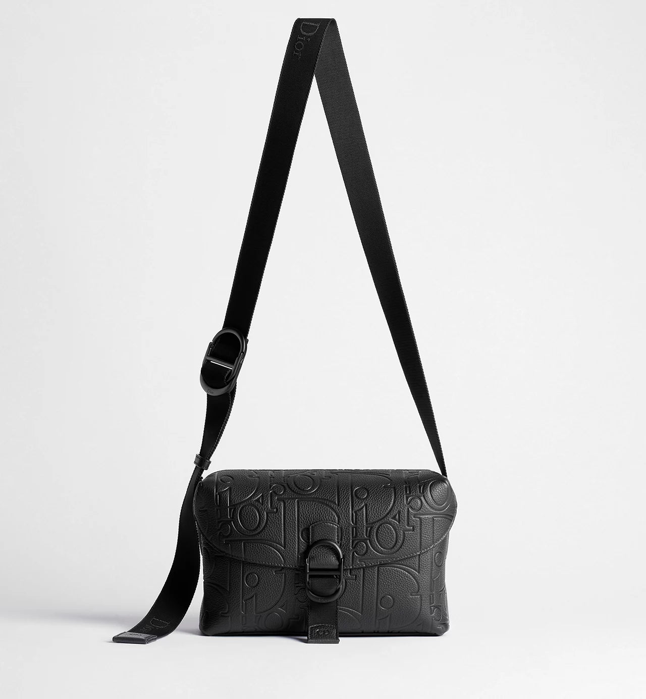 Dior Jett Zipped Messenger Bag Black Dior Gravity Leather /Reference: 1DBPO471MLL_H00N