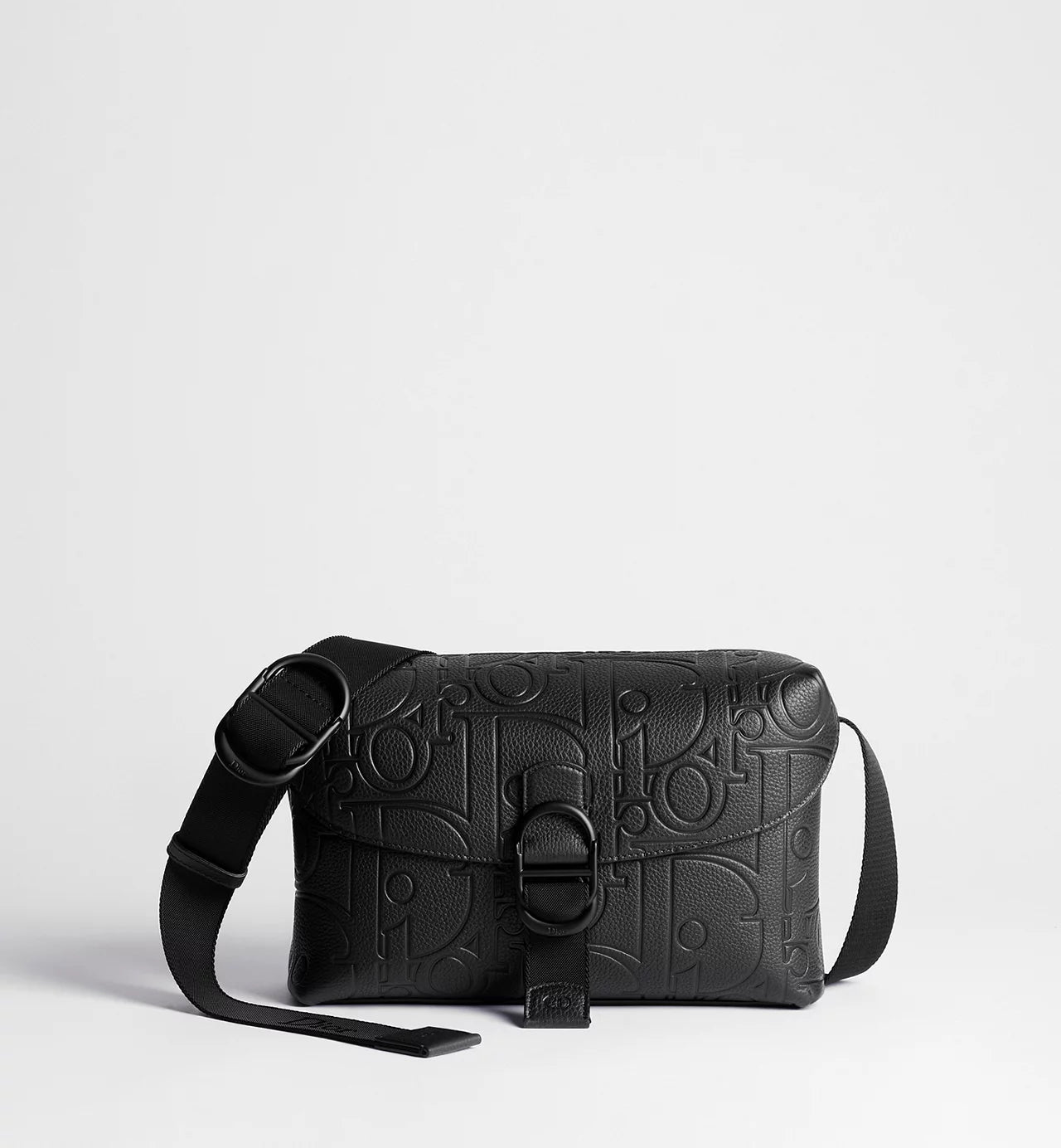 Dior Jett Zipped Messenger Bag Black Dior Gravity Leather /Reference: 1DBPO471MLL_H00N