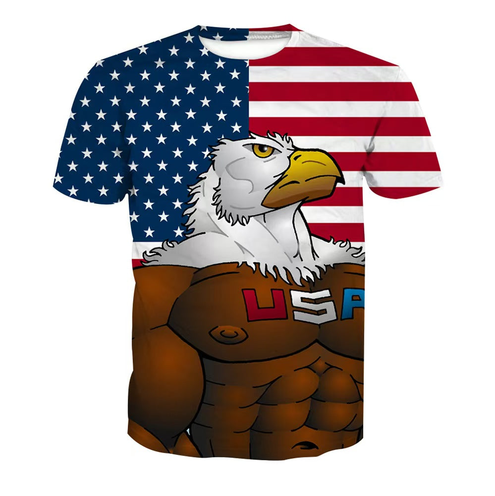 Custom All-Over Print Galaxy Wolf T-Shirt – Private Label Sublimation Apparel OEM