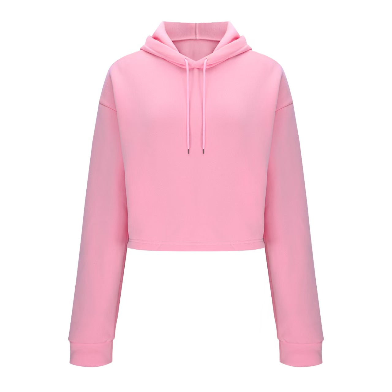 Custom Women’s Oversized Cropped Pullover Hoodie – Private Label Streetwear & Activewear OEM