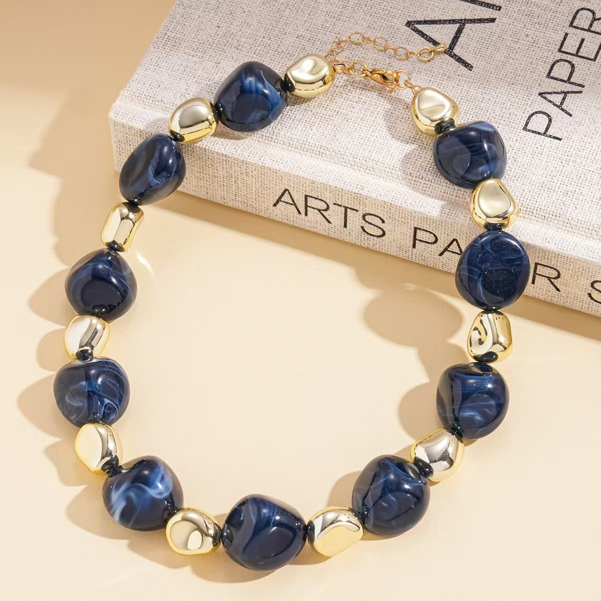 Custom Handcrafted Amber-Style Statement Necklace Collection – Private Label Jewelry OEM
