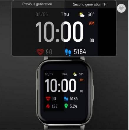 Smart Watch 2 - Lightweight, Waterproof, All-Day Wellness Tracker with Smooth Silicone Strap