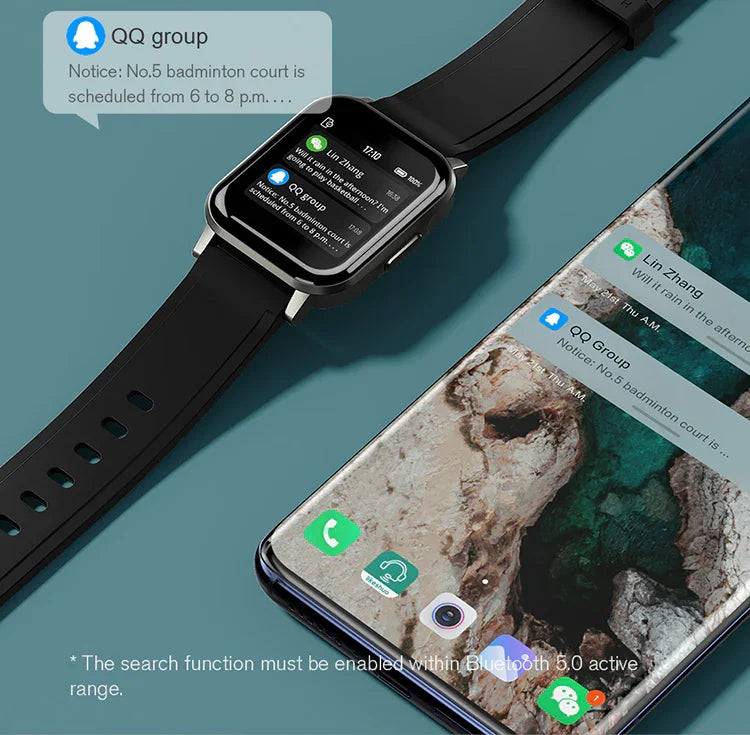 Smart Watch 2 - Lightweight, Waterproof, All-Day Wellness Tracker with Smooth Silicone Strap