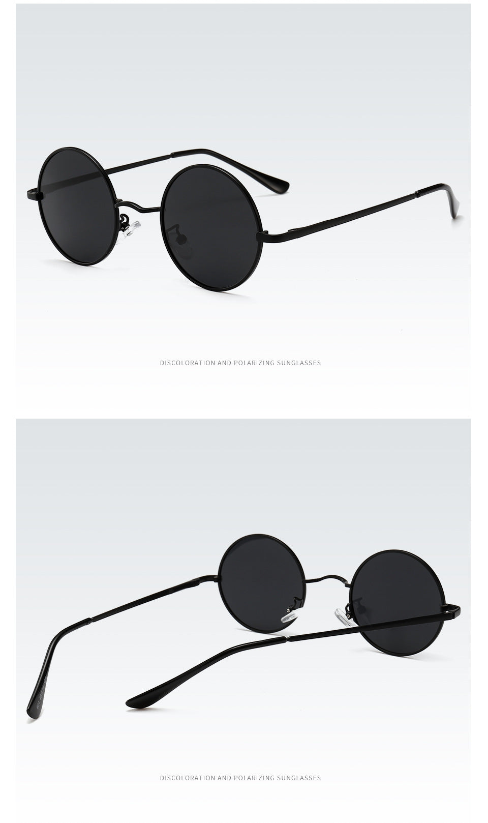Classic polarized sunglasses, retro prince frames, driving sunglasses, round frames, UV protection glasses