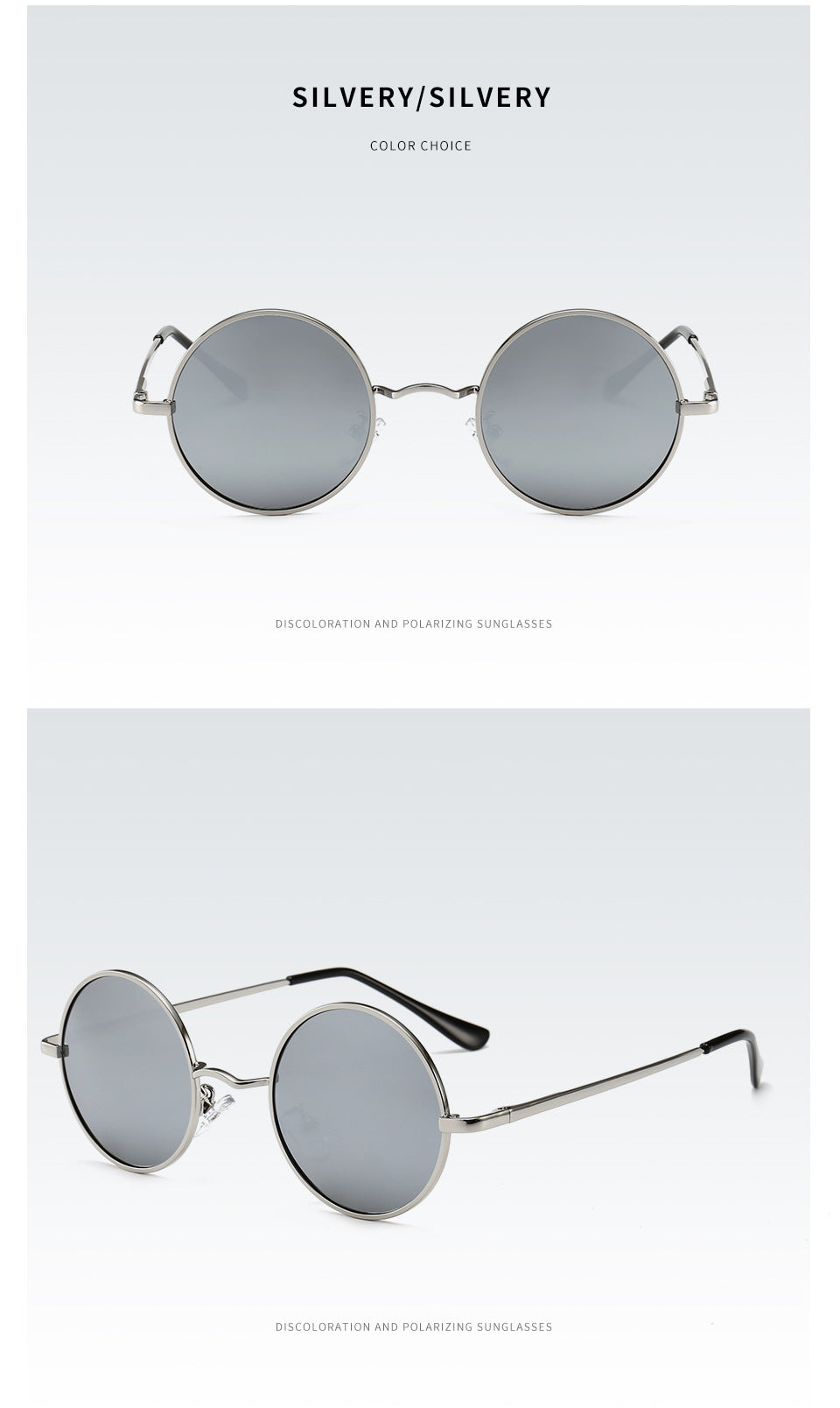 Classic polarized sunglasses, retro prince frames, driving sunglasses, round frames, UV protection glasses
