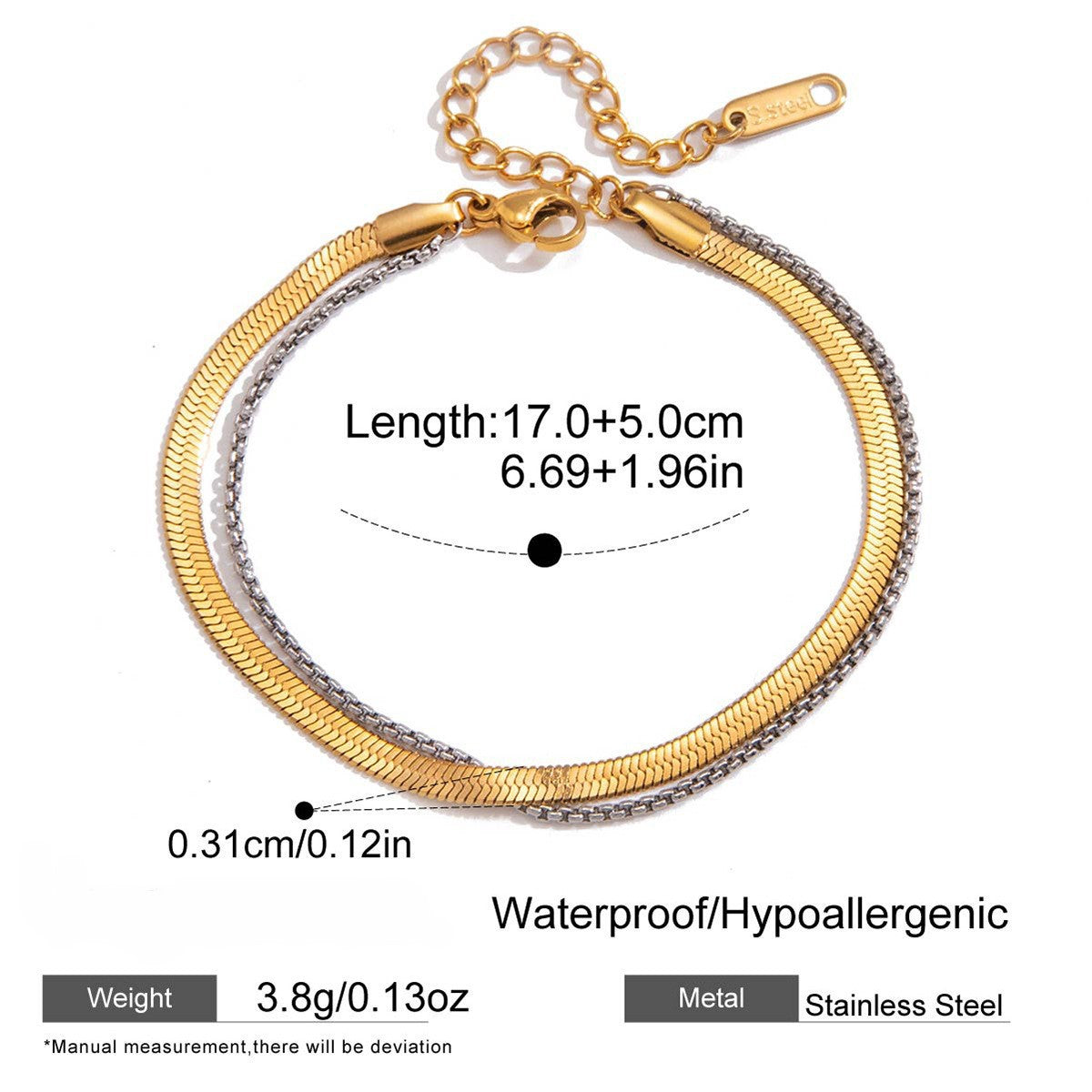 Cross-border European and American wrapped snake bone multi-layer card detachable collar. Heavy metal, high-end feel, exaggeratedly unique necklace