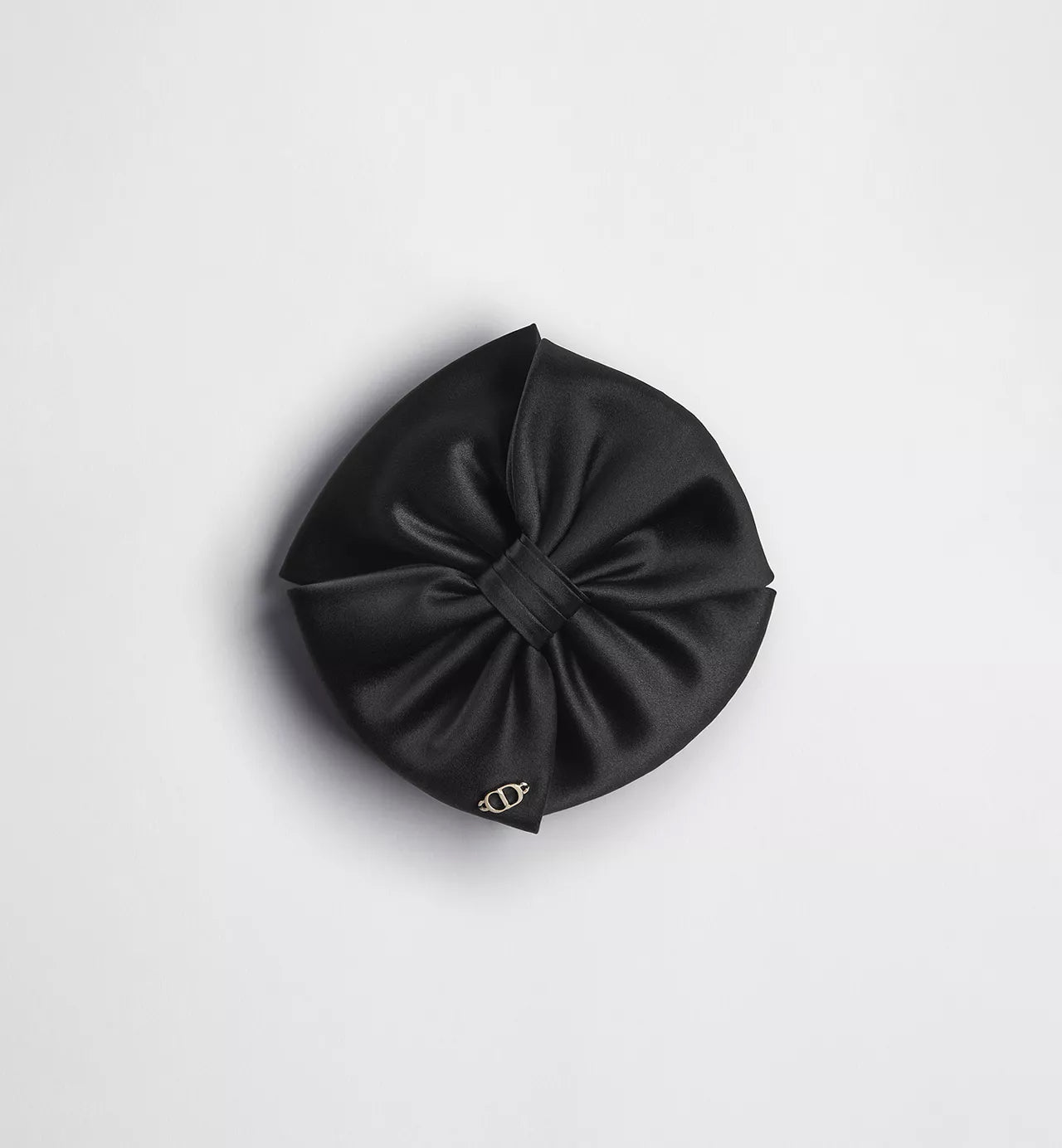 Dior Coquette Barrette Black Silk Satin / Reference: CPA00279ESAT_C900