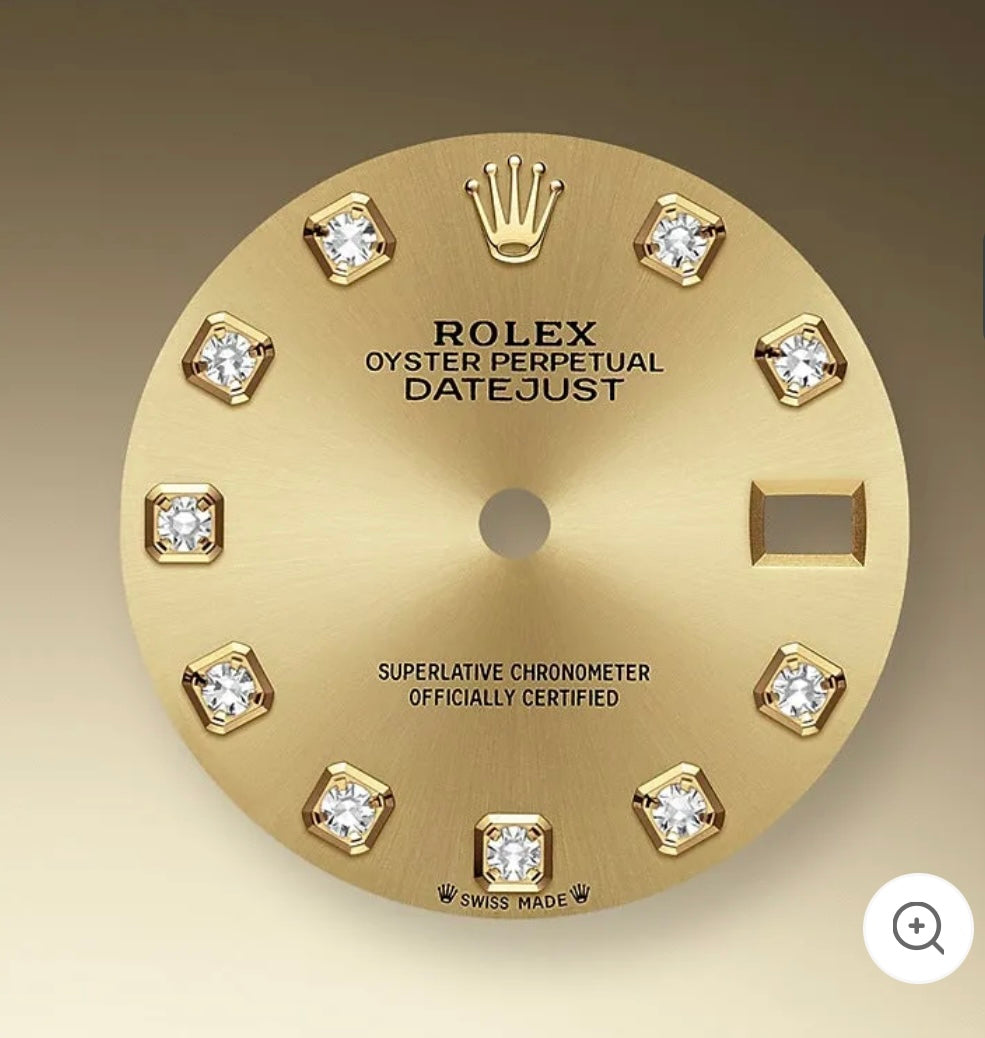ROLEX Lady-Datejust 28, 18K gold with diamond inlay, /reference number: 279138RBR-0024
