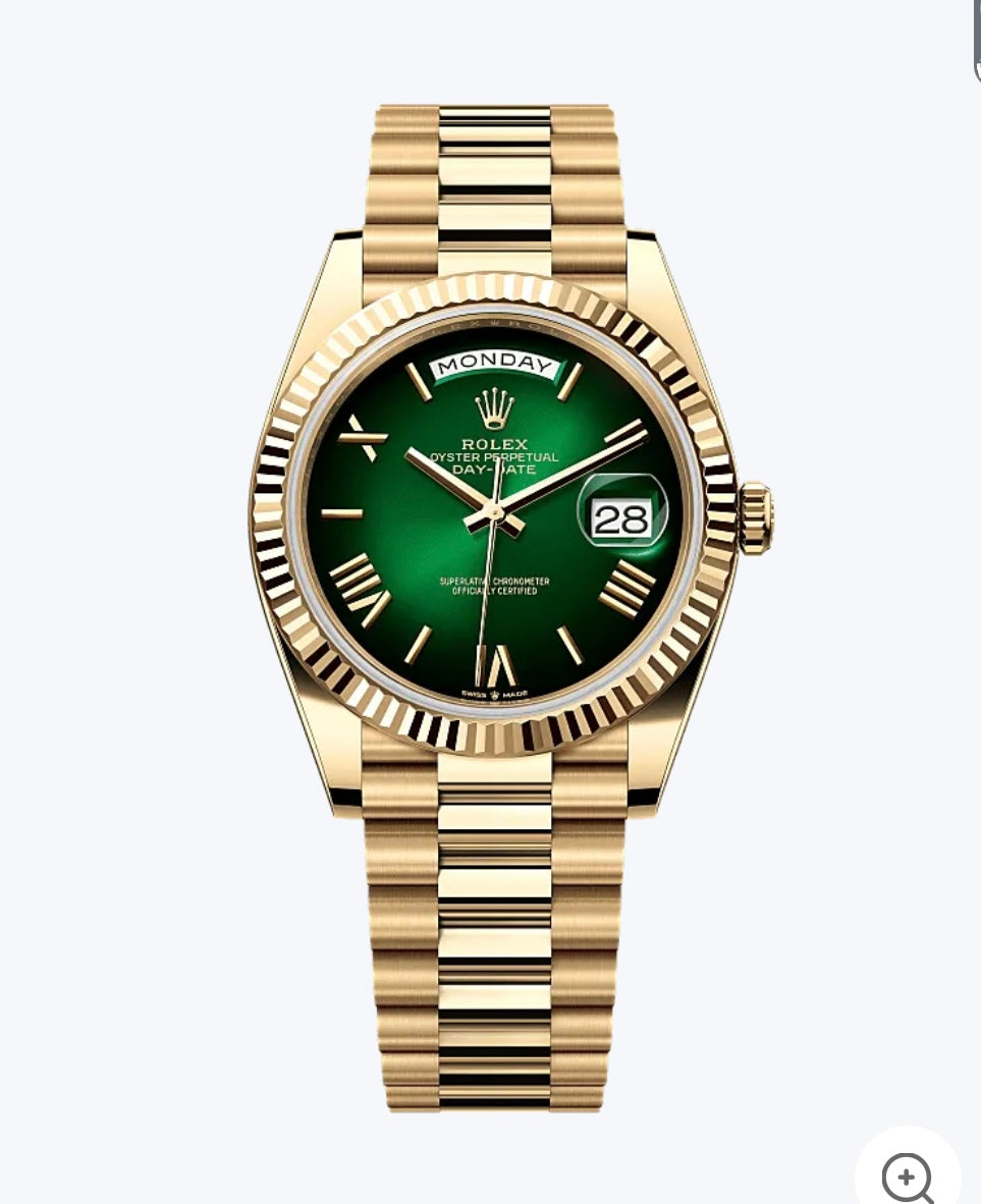 ROLEX Day-Date 40 Oyster, 40 mm, yellow gold Reference 228238