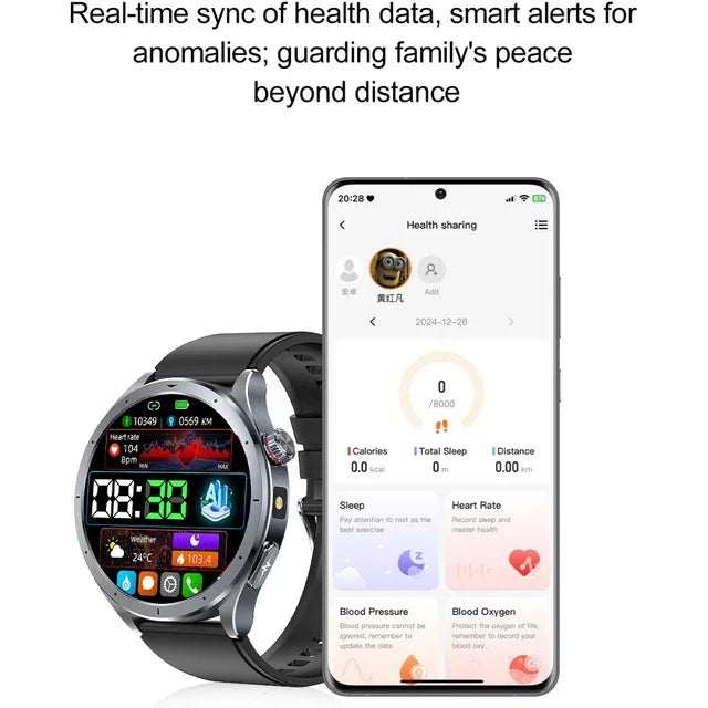 Health-Pro JA03 | ECG & SOS AI Smartwatch