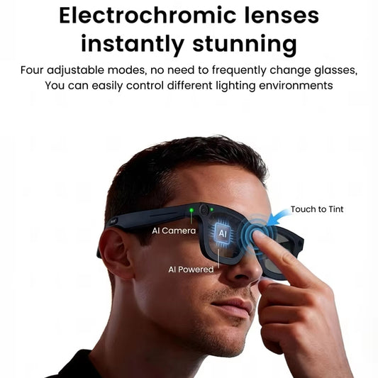 Visionscribe 4K AI Smart Glasses | Bluetooth Glasses Tech-Lifestyle Series