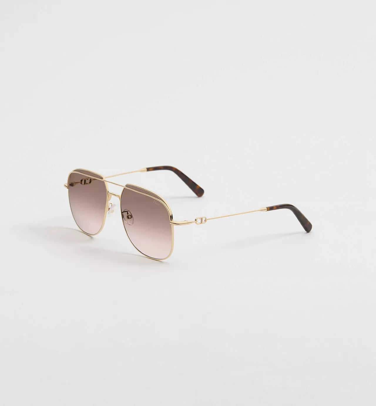 Petit CD A1U Brown Gradient Pilot Sunglasses