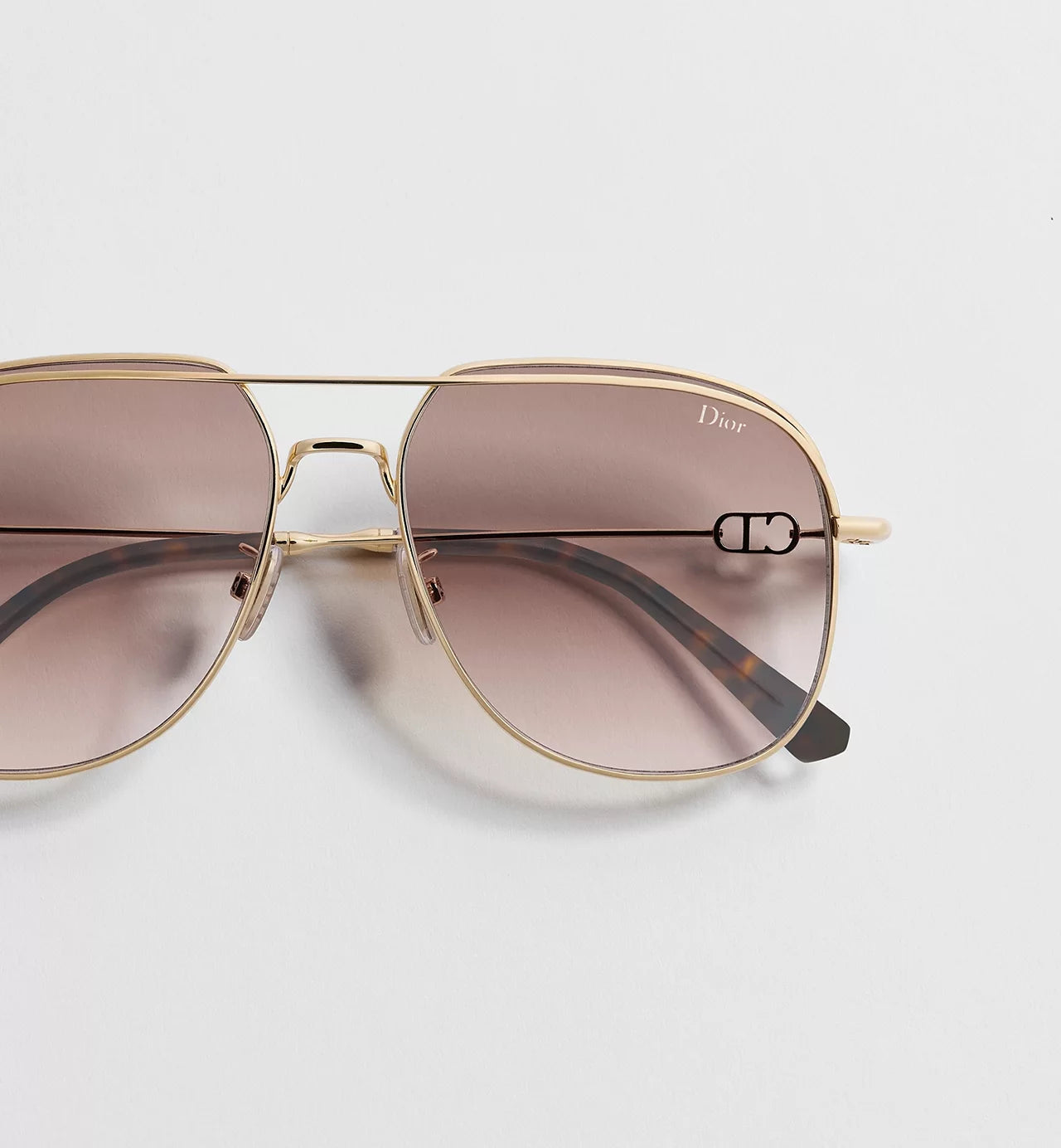 Petit CD A1U Brown Gradient Pilot Sunglasses