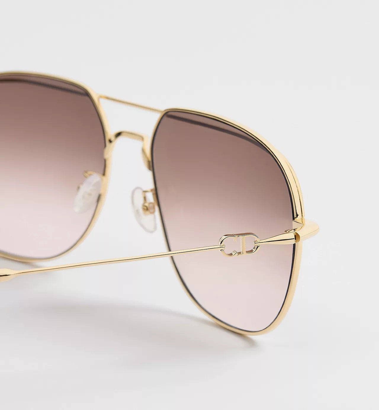 Petit CD A1U Brown Gradient Pilot Sunglasses