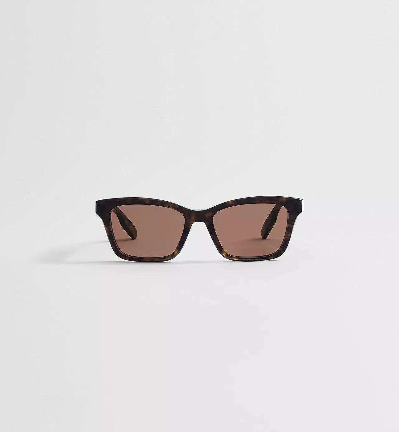 DioRibbon S21, Brown Tortoiseshell-Effect Rectangular Sunglasses