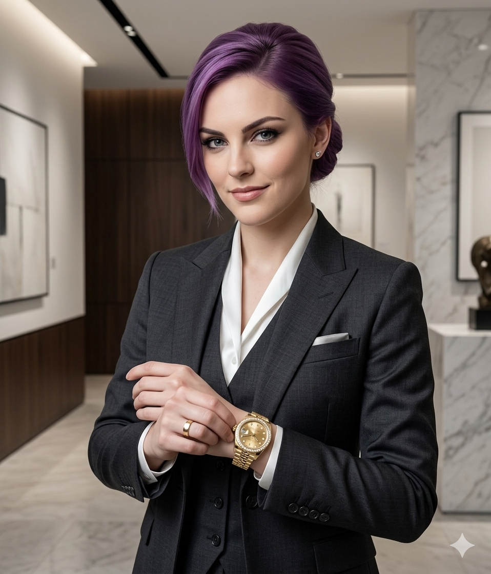 ROLEX Lady-Datejust 28, 18K gold with diamond inlay, /reference number: 279138RBR-0024